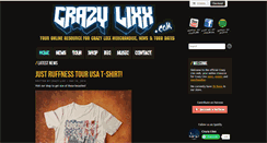 Desktop Screenshot of crazylixx.com